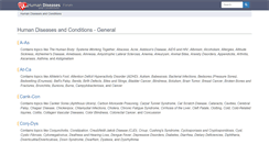 Desktop Screenshot of humanillnesses.com